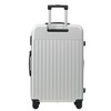 MOEPISY Luggage Set 5 Piece, Hardside Carry on Suitcase, Expandable Luggage with Travel Bags Spinner Wheels TSA Lock Grey+White - 4 of 4