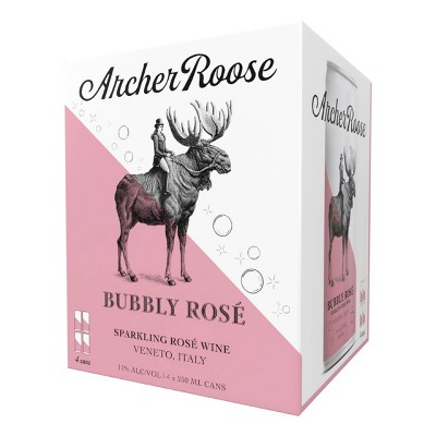 Archer Roose Bubbly Rose - 4pk/250ml Cans