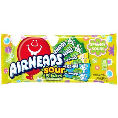 Airheads Springy Sour Candy Box - 2.75oz/5pk