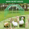 Garvee Large Metal Chicken Coop Walk-In Run with Lockable Doors PVC-Coated Wire Mesh and Water Bottle - 4 of 4