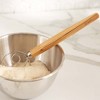 RSVP International Danish Dough Whisk, Olive Wood, 11-Inch - 4 of 4