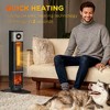 QingMoon 1500W Ceramic Tower Space Heater, Freestanding Electric Heater with Remote, Thermostat and Timer for Living Room, Bedroom and Office - 2 of 4