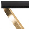 Dovie Side Table - FOX2597A - Gold/Black - Safavieh Couture - 3 of 4