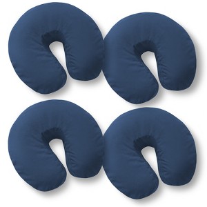 Saloniture 4-Pack Ultra Soft Microfiber Fitted Massage Table Face Cradle Cover - 1 of 4