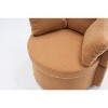 PAGED Teddy Fabric Swivel Accent Chair Modern Living Room Chairs with Back Cushion, Storage Chair for Living Room - 3 of 4