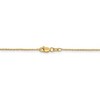 Black Bow Jewelry 0.95mm, 14k Yellow Gold, Twisted Box Chain Necklace - 4 of 4