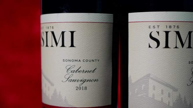 SIMI Cabernet Sauvignon Red Wine - 750ml Bottle, 2 of 15, play video