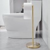 BWE Round Freestanding Toilet Paper Holder - 3 of 4