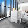 Munora - 2-Drawer Vertical File Cabinet with Lock - Heavy Duty for Letters/Legal/A4 Files - White - 2 of 4