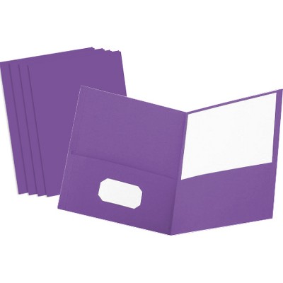 Paper Folders with Pockets 2 Pocket Folders Bulk, Two Pocket Folders for Letter Size Sheets, File Folders with Pockets - by Enday