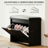 Resenkos Shoe Storage Bench - Padded Seat, Flip-Drawer, Entryway Shoe Cabinet, 24.4x10.2x18.7 Inches, - 4 of 4