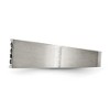 Chisel Stainless Steel Brushed and Polished with Black Cubic Zirconia Ring - 4 of 4