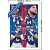 Trends International NFL New York Giants - Jaxson Dart & Cam Skattebo 25 Framed Wall Poster Prints - 3 of 4