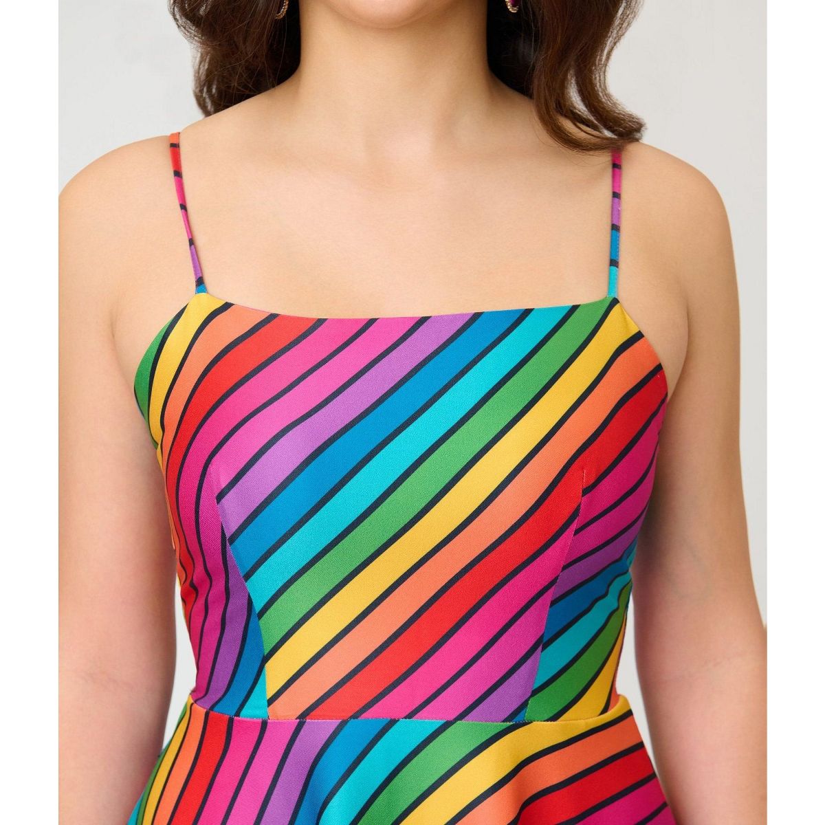 Unique Vintage Women's Spaghetti Strap Midi Dress - thumbnail 5