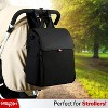 GillyGro Diaper Bag Backpack Set with In-built Booster, Roll-out Changing Pad, Organizer Insert, Extra Shoulder Strap - 2 of 4