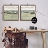 Stupell Industries Traditional Distant Farmhouse Field 2pc Floating Frame Art Set, Brown, 25" x 25" - 3 of 4