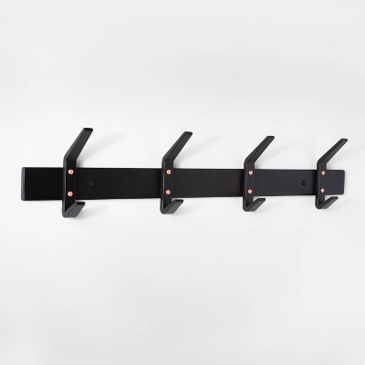 25lb Decorative Hook Racks Black - Project 62™