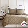 PAGED Comforter Set, 3M Scotchgard Diamond Quilting Reversible Bedding Set with 1 Comforter and 2 Matching Shams - 2 of 4