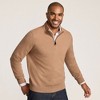 Lands' End Men's Fine Gauge Cashmere Quarter Zip - 4 of 4