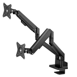 Workstream by Monoprice Low Profile Dual Monitor Gas Spring Desk Mount - Up to 32in/19.8 lbs Screens, Detachable VESA 10 - 1 of 4