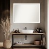 Amanti Art Oliver Narrow Non-Beveled Wood Framed Bathroom Vanity Wall Mirror - 4 of 4