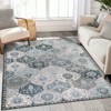 Lahome Moroccan Trellis Washable Area Rug-Soft Carpet for Living Room, Bedroom, or Entryway - 2 of 4