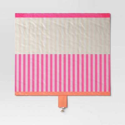 5'x6' Striped Beach Mat Pink - Sun Squad™