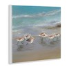 Stupell Industries Coastal Sandpipers Beach Waves Shore Wall Plaque Art - 2 of 4