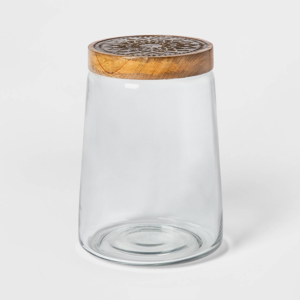 Cravings by Chrissy Teigen Glass Storage Container with Wood Lid