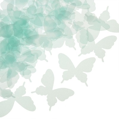 Unique Bargains Organza Intricate Design Embellishments Butterfly Appliques 50 Pcs