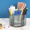 Trio Home Round Rotating 4 Compartment Cosmetic & Beauty Organizer, Brush Holder, Makeup, Jewelry, Office Accessories, Vanity Holder - 3 of 4