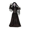 Morris Costumes 5.5 ft Standing Jaw Dropping Bride in Black Dress Decoration - Black - 2 of 4