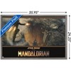 Trends International Star Wars: The Mandalorian Season 2 - Base Battle Framed Wall Poster Prints - 3 of 4