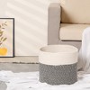 Unique Bargains Handcrafted Odorless Cotton Rope Breathable Portable Storage Basket 1 Pc - 4 of 4