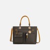MKF Collection Julia Vegan Leather Color-block Women’s Satchel Bag by Mia k - 2 of 4