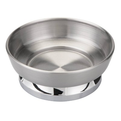 Idesign Everett Push Lock Suction Soap Dish Silver : Target