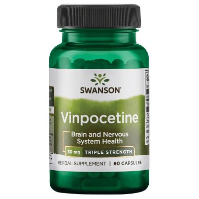 Swanson Vinpocetine - Triple Strength 30 mg 60 Capsules.