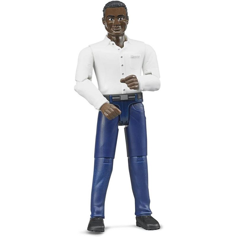 Bruder Man Action Figure with Dark Blue Jeans, 3 of 4