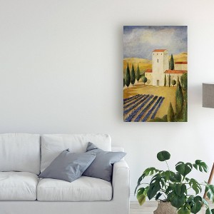 30" x 47" Tuscan Farm 1 by Pablo Esteban - Trademark Fine Art - 1 of 4