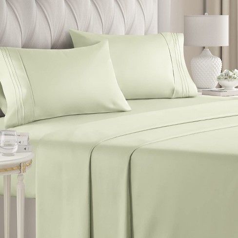 Cgk Linens 4 Piece Deep Pocket Microfiber (muted, Vibrant, Heathered ...