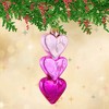 Cody Foster 4.0 Inch Triple Heart Valentine Tree Ornament , Christmas Decor Love Christmas Valentine's Day (1PC) - 2 of 4