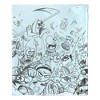 Cartoon Network's Billy And Mandy Grim And Gang Silk Touch Throw Blanket - 3 of 4