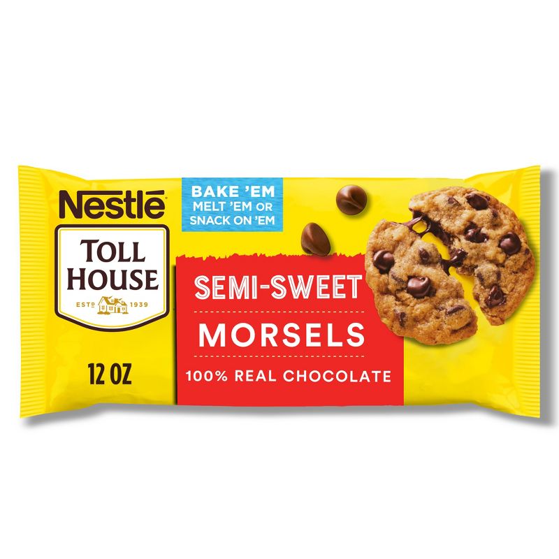 Nestle Toll House Semi-Sweet Chocolate Chips - 12oz, 1 of 14