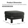 GDFStudio Mirelia Modern Boucle Upholstered Ottoman - 3 of 4