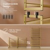 12-Tier Stackable Shoe Storage Shelf, Metal Shoe Organizer withAdjustable Flat or Angled Shelves - 2 of 4