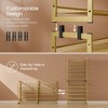 SONGMICS12-Tier Stackable Shoe Storage Shelf, Metal Shoe Organizer withAdjustable Flat or Angled Shelves - image 2 of 4