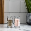 JoyJolt Revere Durable Glass Salt Pepper Shaker - Set of 2 Elegant Triangle Salt and Pepper - 2 oz - 2 of 4