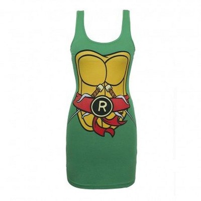 Teenage Mutant Ninja Turtles Raphael Costume Tank Dress Adult