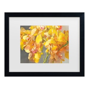 Trademark Fine Art - Danhui Nai Orchid Dreaming Crop Matted Framed Art - 1 of 4