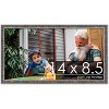 PosterPalooza | Photo Size Textured Black Picture Frame - UV Acrylic, Foam Board Backing, Hanging Hardware - 2 of 4